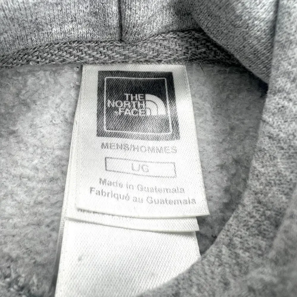 The North Face Mens Gray Half Dome Cotton Blend Hoodie Size Large Preowned